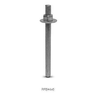 Simpson Strong-Tie RFB 1/2 in. x 6 in. Retrofit Bolt with Nut & Washer, Hot-Dip Galvanized