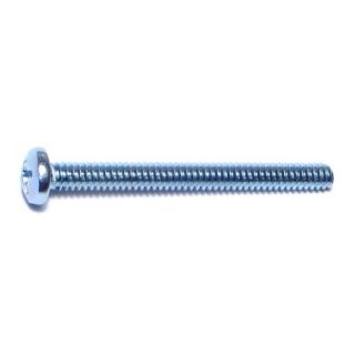 MIDWEST #6-32 x 1½ in. Zinc Plated Steel Coarse Thread Phillips Pan Head Machine Screws, 100 Count