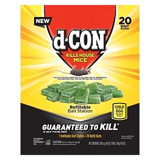 d-CON Bait Station Refill, 20 Pack