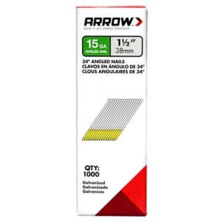 Arrow Fastener 15G38-1k Arrow 1½ in. Angle Nail, 1000-Pack