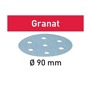 Festool Granat Abrasives STF D90/6, 3 1/2 in. (90 mm.), P100 Grit, 100 Pack