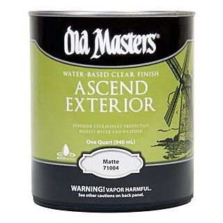 Old Masters Ascend Exterior® Clear Matte Finish, Quart