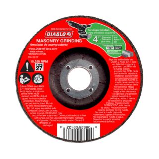 Diablo 4 Masonry Grinding Disc - Type 27