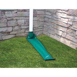 Frost King Downspout Extender, 8 ft. Long Plastic, Green