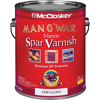McCloskey® Man O’ War® Marine Spar Varnish, Gloss, Gallon
