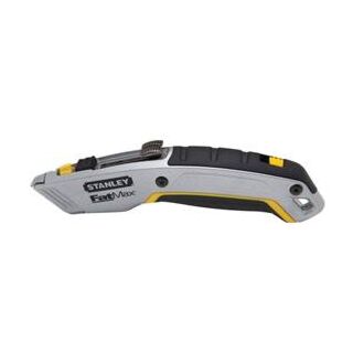 STANLEY 10-789 Utility Knife, 2-7/16 in L x 3-3/16 in W Blade, Comfort-Grip Black/Gray/Yellow Handle