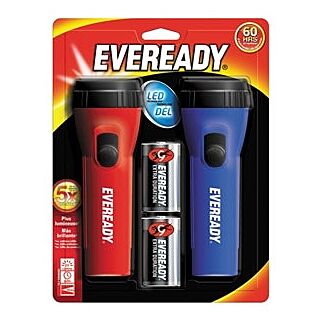 Energizer Flashlight, D Battery Twin Pack