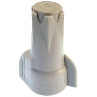 GB Hex-Lok 25-2H2 Wire Connector, 600/1000 V, 14 to 6 AWG, Gray