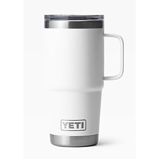 YETI Rambler® 20 oz. Travel Mug with Stronghold™  Lid, White