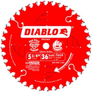 Diablo 5-3/8 in. x 36 Tooth Finish Trim Saw Blade