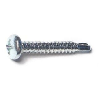 MIDWEST #12-14 x 1½ in. Zinc Plated Steel Phillips Pan Head Self-Drilling Screws, 45 Count
