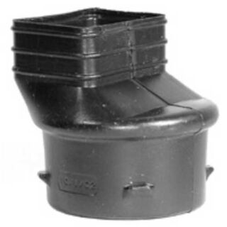 4 in. ADS Black HDPE Downspout Adapter