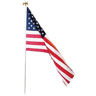 Valley Forge 3 ft. x 5 ft.USA Flag Kit w/ 6 ft pole