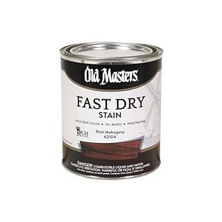 Old Masters Fast Dry Stain, Rich Mahogany, Quart