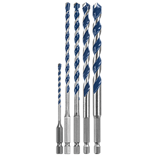 Bosch 5 pc. BlueGranite Turbo™ Carbide Hammer Drill Bit Set