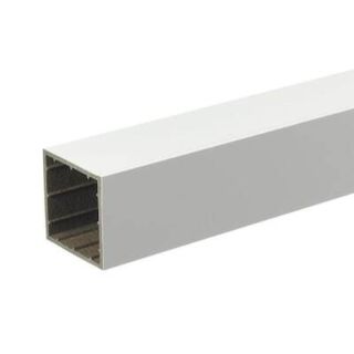 TimberTech® Classic Composite Series Post Sleeve, Matte White, 4 in. x 96 in.