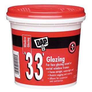 DAP '33'® Window Glazing, Quart