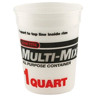 LEAKTITE Multi Mix 1 Quart Container