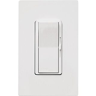 Lutron Diva DVWCL-153PH-WH C.L Dimmer with Wallplate, 120 V, White