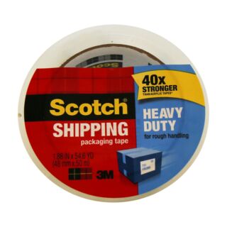 Scotch® Heavy-Duty Packaging Tape, Clear, 1.88 in. x 54.6 in.