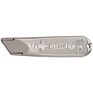 STANLEY 10-209 Utility Knife, 3 in W Blade, Straight Gray Handle