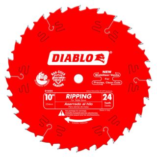 Diablo 10 in. x 24 Tooth Ripping Saw Blade
