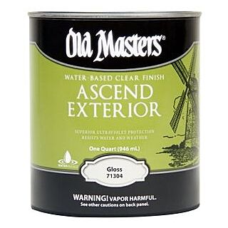 Old Masters Ascend Exterior® Clear Gloss  Finish, Quart