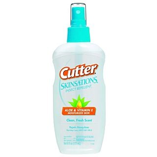 Cutter SKINSATIONS Insect Repellent, 6 oz. bottle, Clean Fresh Scent