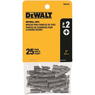 DeWALT DW2125 Screwdriver Bit, #2 Drive, Phillips Drive, Steel