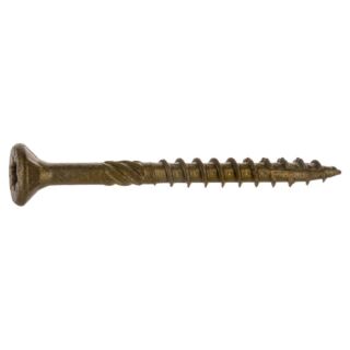 MIDWEST #9 x 2 in. Tan XL1500 Coated Steel Star Drive Bugle Head Exterior Deck Screws, 50 Count
