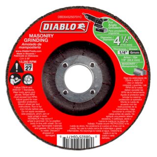 Diablo 4-1/2 Masonry Grinding Disc - Type 27