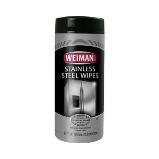 Weiman Stainless Steel Wipes, 30 - Count