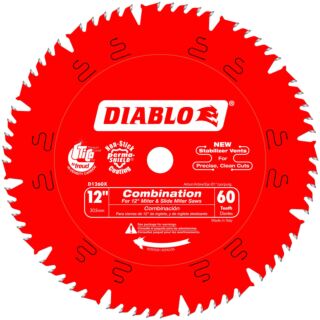 Diablo 12 in. x 60 Tooth Combination Saw Blade