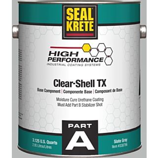 SEAL-KRETE® High Performance Floor Coatings, Clear-Shell TX, Satin Slate Gray, Gallon Kit