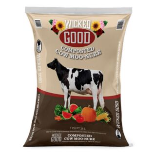 Wicked Good Composted Cow Moo-Nure 40 lb. bag