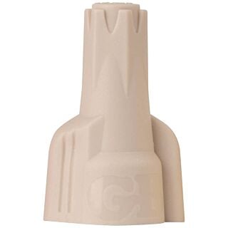 GB Hex-Lok 10-1H1 Wire Connector, 600/1000 V, 8 to 22 AWG, Tan