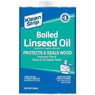 Klean Strip QLO45 Boiled Linseed Oil, 1 qt Can