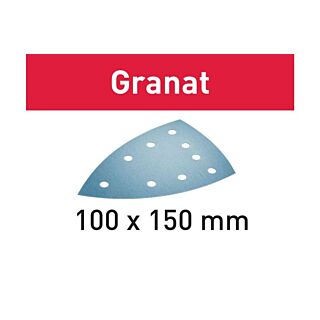 Festool Abrasives Granat STF DELTA/9, 100 x 150 mm., P40 Grit, 50 Pack