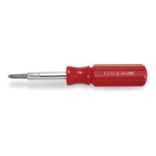 Lutz 6-in-1 Screwdriver, Red