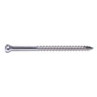 MIDWEST #9 x 3 in. 304 Stainless Steel Coarse Thread Star Drive Trim Head Screws, 20 Count