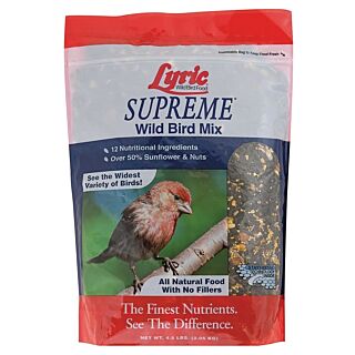 Lyric Supreme Mix Bird Feed, 4.5 lb Bag
