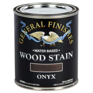 General Finishes®, Water-Based Wood Stain, Onyx, Quart