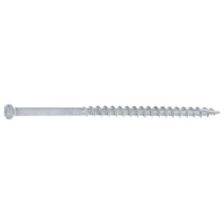 MIDWEST #8 x 3 in. White XL1000 Coated Steel Star Drive Trim Head Saberdrive Wood Screws, 25 Count