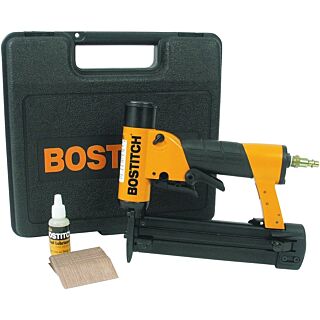 Bostitch HP118K Pinner Kit, 1/4 in Air Inlet, 200 Magazine, 1/2 to 1-3/16 in Fastener