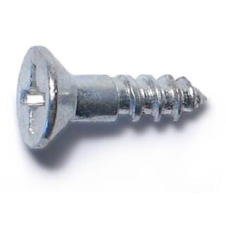 MIDWEST #6 x ½ in. Zinc Plated Steel Phillips Flat Head Wood Screws 185 Count
