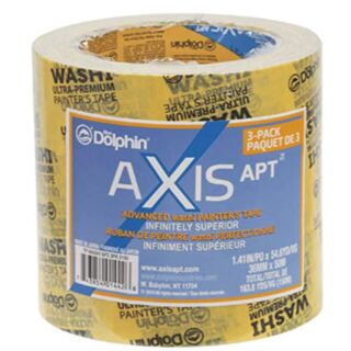 Blue Dolphin Axis APT Washi Tape, 1.41 in. x 54.6 Yards, 3 Pack