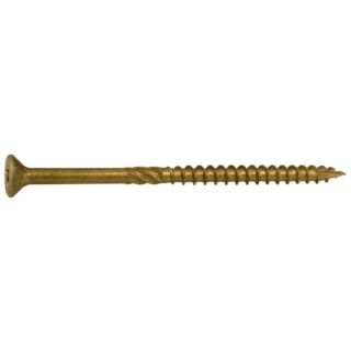 MIDWEST #10 x 3-1/2 in. Tan XL1500 Coated Steel Star Drive Bugle Head Exterior Deck Screws, 30 Count