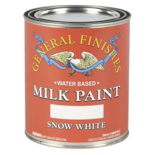 General Finishes®, Water-Based Milk Paint, Snow White, Quart