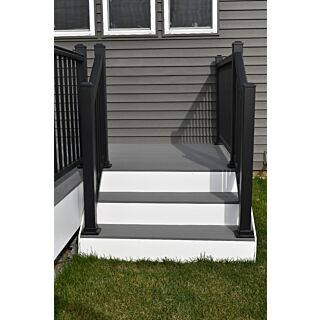 TimberTech® Impression Rail Express® 36 in. Universal Stair Panel, Black, 8 ft.
