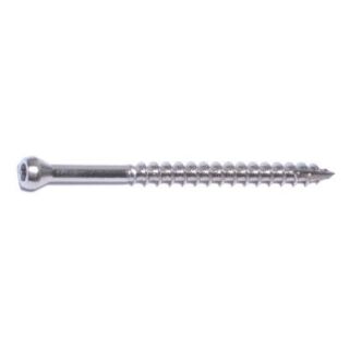 MIDWEST #9 x 2-1/2 in. 304 Stainless Steel Coarse Thread Star Drive Trim Head Screws,25 Count